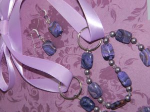 Purple Ribbon Set