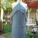 BCBGMAXAZRIA CUTE BLUE CHIFFON  EVENING GOWN NWT S $328