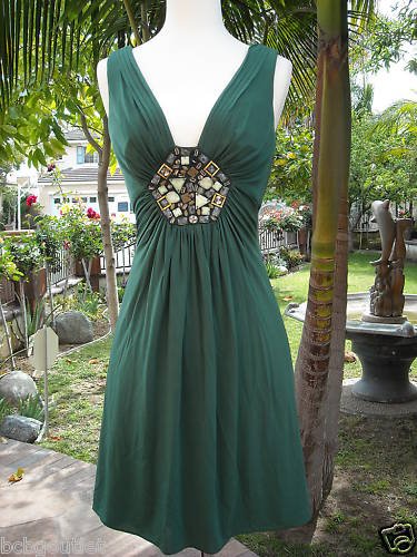 BCBG AMAZON JEWEL SLEEVELESS JERSEY DRESS NWT XS $278