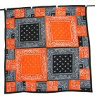 Orange and Black Bandana Quilt