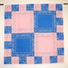 Pink and Blue Baby Quilt