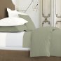 SHEET SET 100%EGYPTIAN COTTON QUEEN 1500 TC SATIN SAGE SOLID
