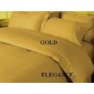 DUVET COVER SET 3PCS 100%EGYPTIAN COTTON KING(106"x92") 1000TC  GOLD SOLID