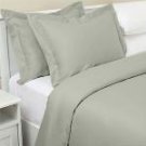 DUVET COVER SET 3PCS 100%EGYPTIAN COTTON KING(106"x92") 1200TC  SAGE SOLID