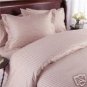 DUVET COVER SET 3PCS 100%EGYPTIAN COTTON QUEEN(90"X92")1000TC  ROSE SOLID