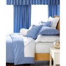 DUVET COVER SET 3PCS 100%EGYPTIAN COTTON FULL(88"X88") 1000TC  LT.BLUE SOLID