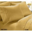 DUVET COVER SET 3PCS 100%EGYPTIAN COTTON FULL(88"X88") 1000TC  GOLD SOLID