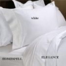 DUVET COVER SET 3PCS 100%EGYPTIAN COTTON FULL(88"X88") 1000TC  WHITE SOLID