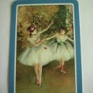 Vintage Playing Card Ballerina Ballet Degas