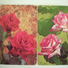 Vintage Painting Roses Playing Swap Cards
