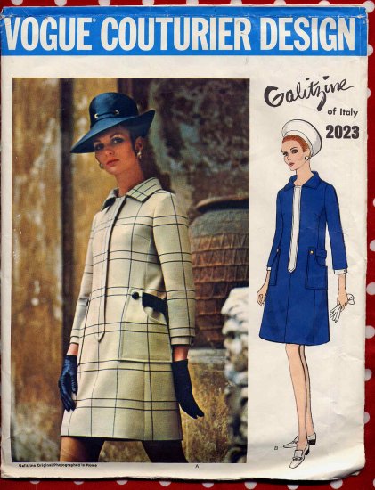 So Mod '69 Vogue Couturier Coatdress by Galitzine UNCUT with LABEL 2023 ...