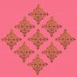 LARGE WALL DAMASK STENCIL Size 12" x 12"