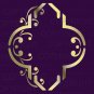 LARGE WALL TRELLIS DAMASK STENCIL Size 12" x 12" - 001