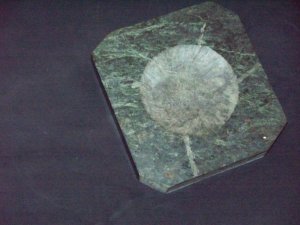 VINTAGE MARBLE, OR STONE ASHTRAY