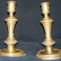 OLD BRASS CANDLEHOLDERS (INGRAVED-BEUTIFUL)