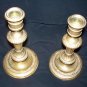 OLD BRASS CANDLEHOLDERS (INGRAVED-BEUTIFUL)