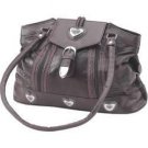 Embassy Brown Italian Stone Design Genuine Leather