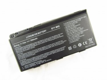 9Cell Battery for MSI BTY-M6D GT660 GT663 GT670 GT680 GT683 GT760R GX660R GX780R