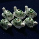 Handpainted Porcealin Turtle SAMPLERS 18X5mm