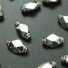 Tibetan Silver 10 Puffed Diamond Spacers