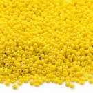 Opaque Yellow 11/0 Glass Seed Beads 1/4 lb