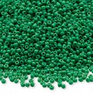 Opaque Green 11/0 Glass Seed Beads 30 grams