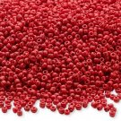 Opaque Red 11/0 Glass Seed Beads 30 grams