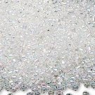 Transp Rainbow Crystal 11/0 Glass Seed Beads 30 grams