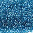 Silver Lined Turquoise 11/0 Glass Seed Beads 1/4 lb