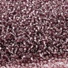 Silver Lined Purple 11/0 Glass Seed Beads 1/4 lb