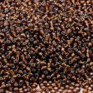 Silver Lined Brown 11/0 Glass Seed Beads 1/4 lb