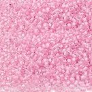 Color Lined Pink 11/0 Glass Seed Beads 30 grams