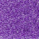 Color Lined Purple 11/0 Glass Seed Beads 1/4 lb
