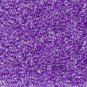 Color Lined Purple 11/0 Glass Seed Beads 1/4 lb