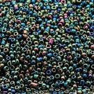 Iris Green 11/0 Glass Seed Beads 1/4 lb