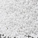 Opaque Luster White 11/0 Glass Seed Beads 30 grams