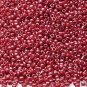 Opaque Luster Red 11/0 Glass Seed Beads 30 grams