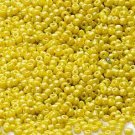 Opaque Luster Yellow 11/0 Glass Seed Beads 30 grams