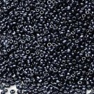 Opaque Luster Black 11/0 Glass Seed Beads 30 grams