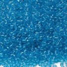 Transparent Ocean Blue 11/0 Glass Seed Beads 30 grams