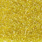 Transparent Luster Yellow 11/0 Glass Seed Beads 30 grams