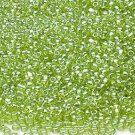 Transparent Luster Lime 11/0 Glass Seed Beads 30 grams