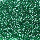Transparent Luster Green 11/0 Glass Seed Beads 1/4 lb