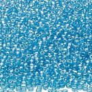 Transparent Luster Sky Blue 11/0 Glass Seed Beads 1/4 lb