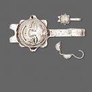 Antiqued Silver 25 5mm Happy Sun Face Bead Tips (knot covers)