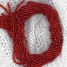 Siam Ruby Preciosa 4mm Czech Pressed GlassStrand of Round Beads