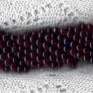 Garnet Preciosa 4mm Czech Pressed GlassStrand of Round Beads