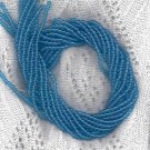 Aquamarine Preciosa 4mm Czech Pressed GlassStrand of Round Beads