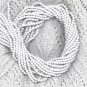 Opaque White Preciosa 4mm Czech Pressed GlassStrand of Round Beads