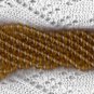 Transparent Topaz Preciosa 4mm Czech Pressed GlassStrand of Round Beads